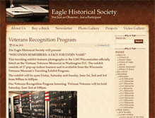 Tablet Screenshot of eaglehistoricalsociety.org